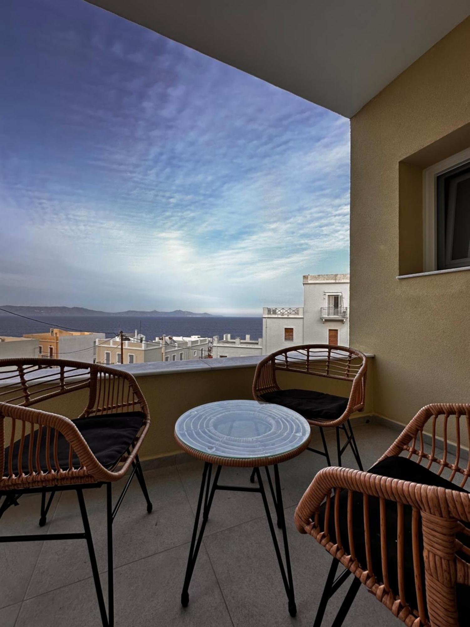 Appartamento Sky Ermoupoli Esterno foto